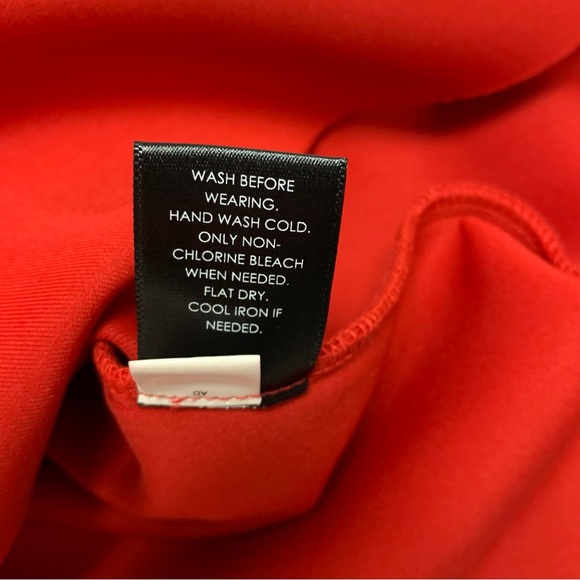 Jason Wu Red Sexy Valentine Day Cocktail Rosette Shoulder Formal Party Dress Med - Picture 11 of 13